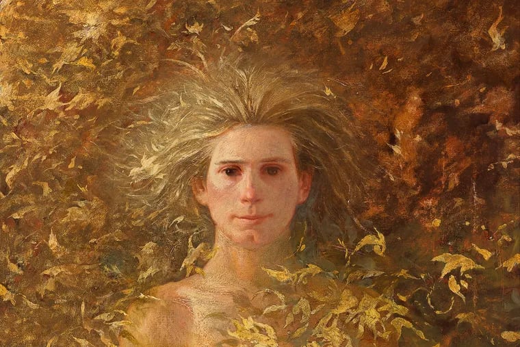 Jamie Wyeth, Portrait of Phyllis Mills, 1967, Oil on canvas, 20 x 24 in. The Phyllis and Jamie Wyeth Collection