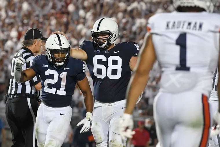 Can Penn State get its running game going? Noah Cain (21) will be key.