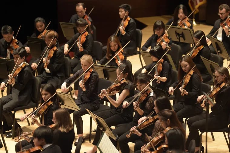 The Curtis Symphony performs three times a year.