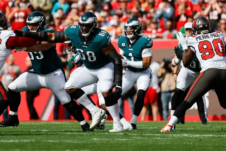 That's imposing': Eagles view Jordan Mailata and Landon Dickerson as future  O-line cornerstone pieces