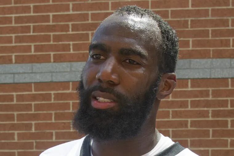 Safety Malcolm Jenkins is established as a starter in the Eagles' secondary. (Clem Murray/Staff Photographer)