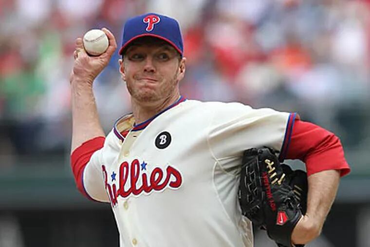 Roy Halladay has a 2.19 ERA in seven starts this season, two of them complete games. (Yong Kim/Staff file photo)