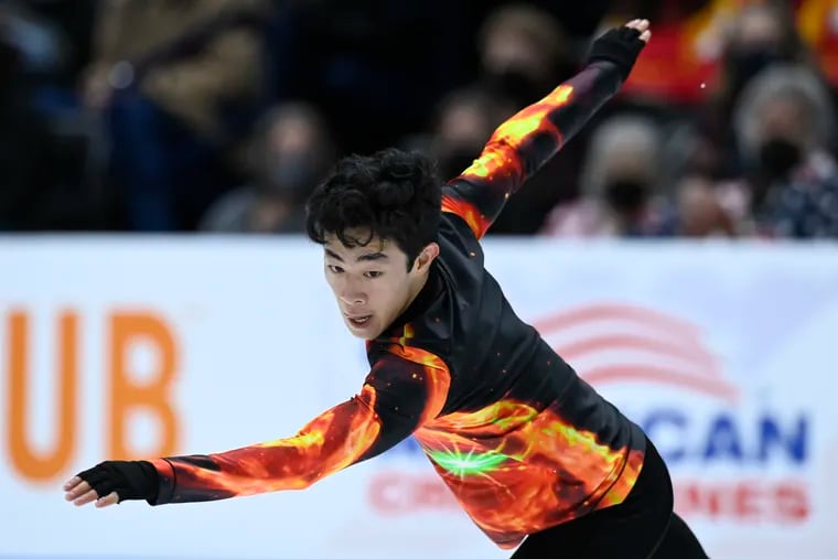Figure skater Nathan Chen is one of the United States' biggest stars at these Olympics.