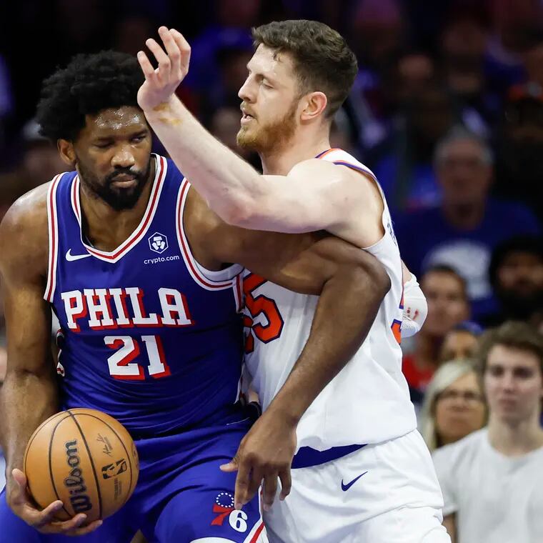 Joel Embiid played through several ailments in the Sixers' first-round series against the New York Knicks.