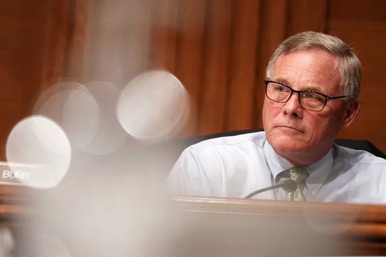 Sen. Richard Burr, R-N.C., listens during a Senate Health, Education, Labor and Pensions Committee hearing in June on Capitol Hill in Washington.