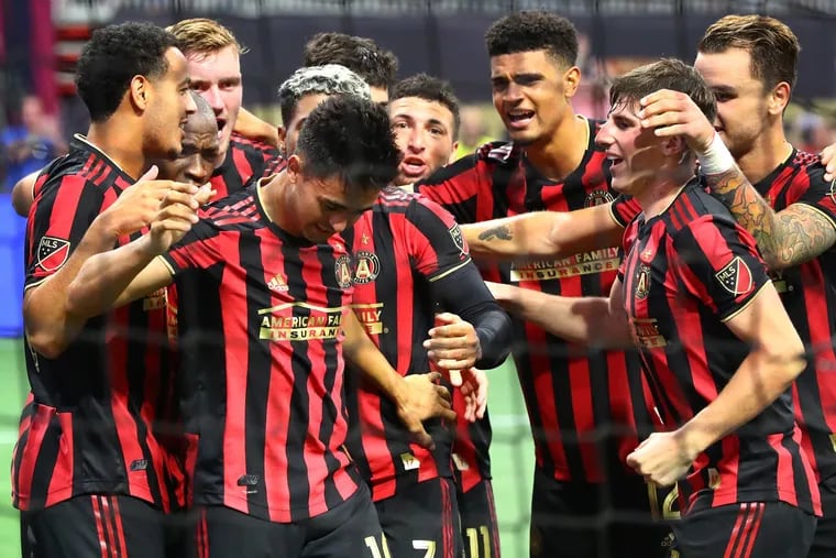Atlanta United's Pity Martinez (10), the reigning South American Player of the Year, recorded just 5 goals and 9 assists in the regular season.