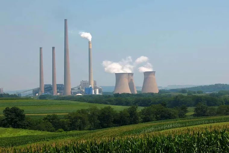 The Homer City Generating Station, a coal-fired power plant in Indiana County, Pa.