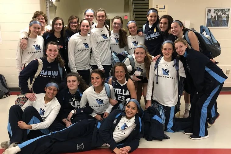 The Villa Maria girls’ basketball team beat West Chester Rustin, 69-58, in the semifinals of the District 1 Class 5A playoffs on Tuesday.