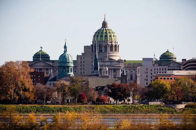 Pennsylvania’s state capitol building in Harrisburg.