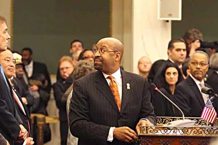 The Philadelphia Board of Ethics has drafted a lengthy list of regulations governing what gifts city officers and employees can and cannot accept. Critics think that city employees should not receive any gifts - similar to Mayor Nutter's executive order regarding anyone seeking business with the city or whose operations are regulated or inspected by the city. (CHARLES FOX / Staff/File photo)