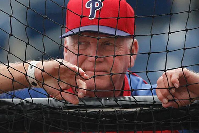 Former Phillies manager Charlie Manuel. (Michael Bryant/Staff Photographer)