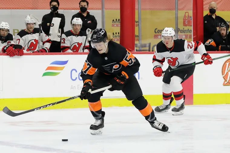 Flyers forward Wade Allison trying to stay healthy