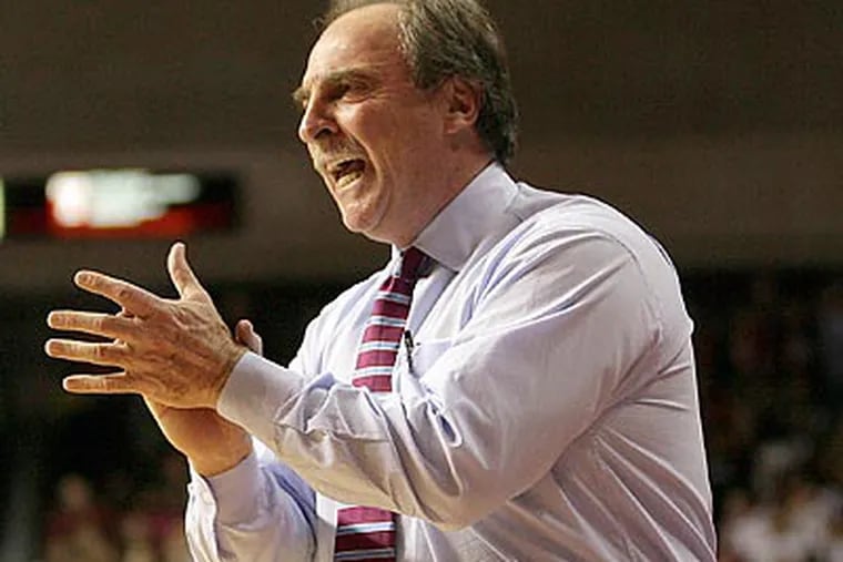 Fran Dunphy won his 400th game as a coach in Temple's upset victory over Georgetown. (Yong Kim/Staff Photographer)