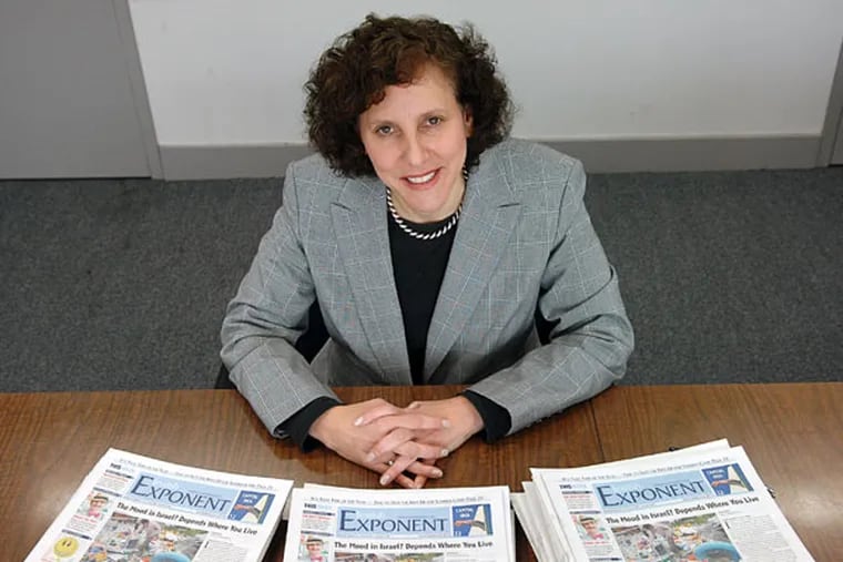Editor Lisa Hostein, who was among the staffers dismissed, had led the
Exponent to journalistic accolades. (Inquirer File Photo)