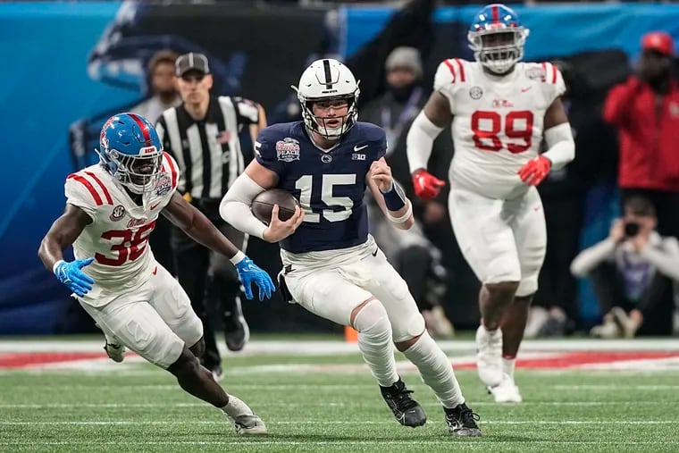 Drew Allar enters years two as the presumptive starter for Penn State and head coach James Franklin believes he's ready to "take the next step."