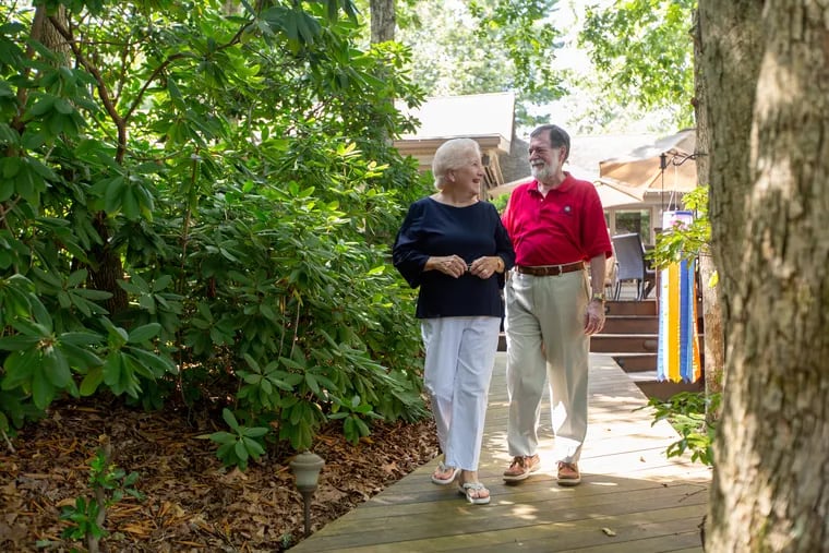 Anne and Jerry Klein were drawn to a cottage in Medford while visiting friends. “The grounds were beautiful, and it had great charm," Anne says.