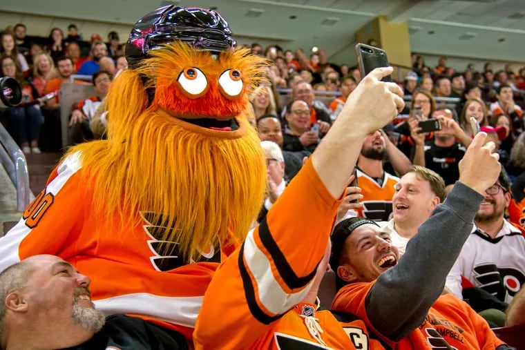 Gritty, the Philadelphia Flyers' new mascot, has gone from being scorned to being adored in the weeks since his debut.