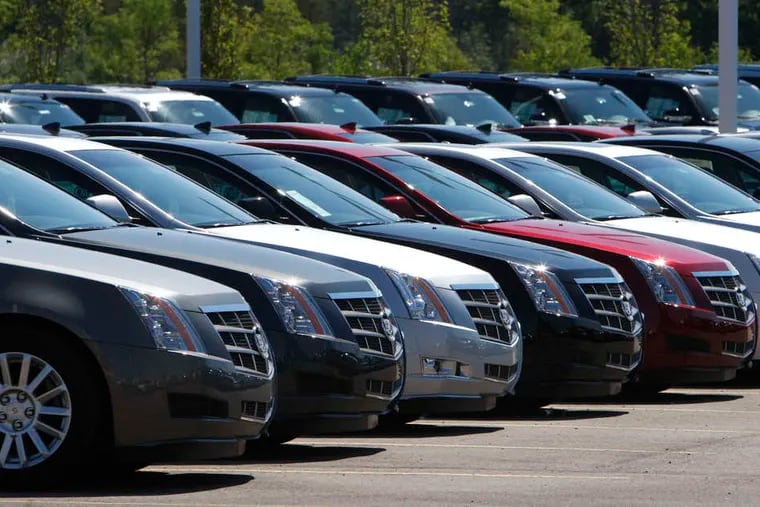 The Cadillac CTS , such as these 2010 models, was included in the list of ignition-switch recalls. CARLOS OSORIO / AP, file