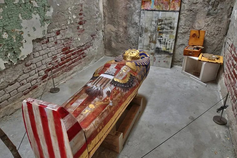 Jared Scott Owens’ installation, “Sepulture,” at Eastern State Penitentiary