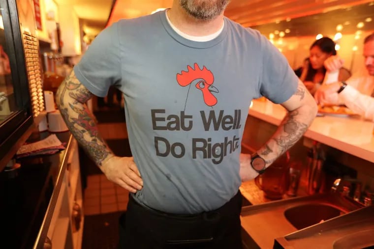 A T-shirt at Rooster Soup Co., 1526 Sansom St.