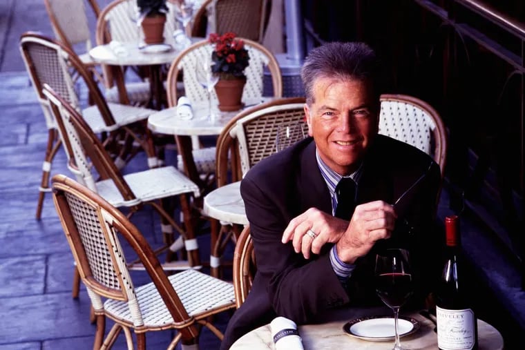 Neil Stein in 1999 outside his restaurant Bleu on Rittenhouse Square.