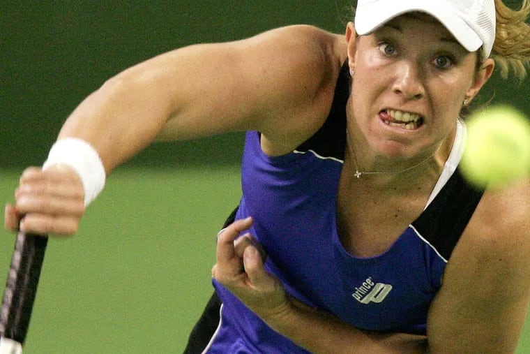 Lisa Raymond, shown at a 2004 tournament in Germany, is still going strong in the tennis world at age 38. ASSOCIATED PRESS