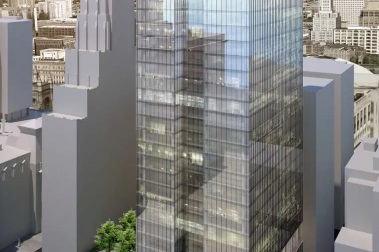 The tower planned for 1301 Market St. could work, given rising office rents, one observer said.