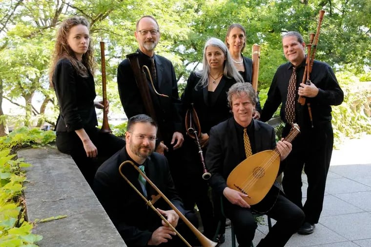 Piffaro, the Renaissance Band, performed a program built around a 15th-century songbook.