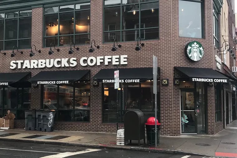 Starbucks store at Fourth and South Streets, which opened in 1995.