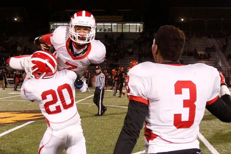 Delsea, winner of the South Jersey Group 3 championship on Saturday, its second straight title, would jump two rungs, from the Royal Division to the National.