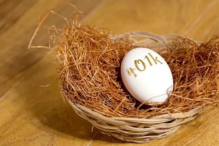 A stock photo shows "nest egg" symbolizing 401(k) retirement savings. SECURE Act is expected to help employers offer even more attractive options for workers.