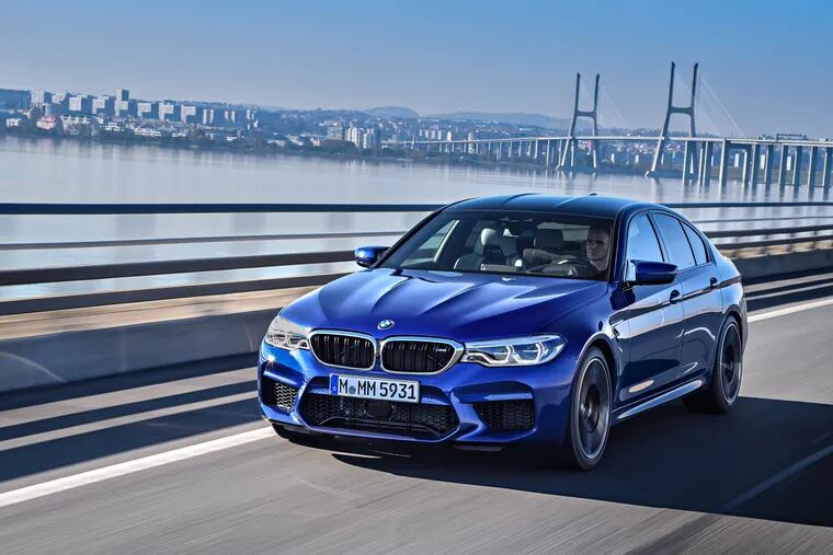 The 2019 BMW M5 is a low, athletic-looking sedan, that really kicks on the road or racetrack.