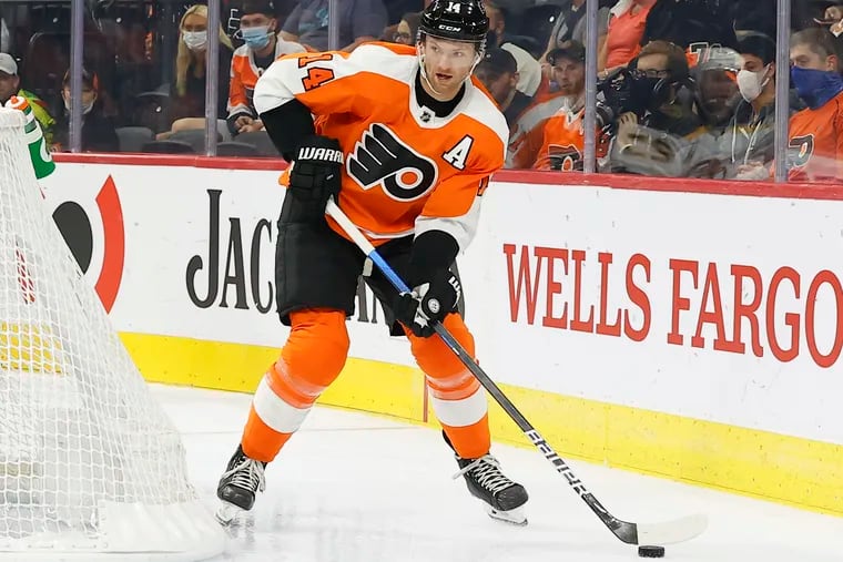 Sean Couturier, defenseman? No, but his presence to Flyers is felt – NBC  Sports Philadelphia