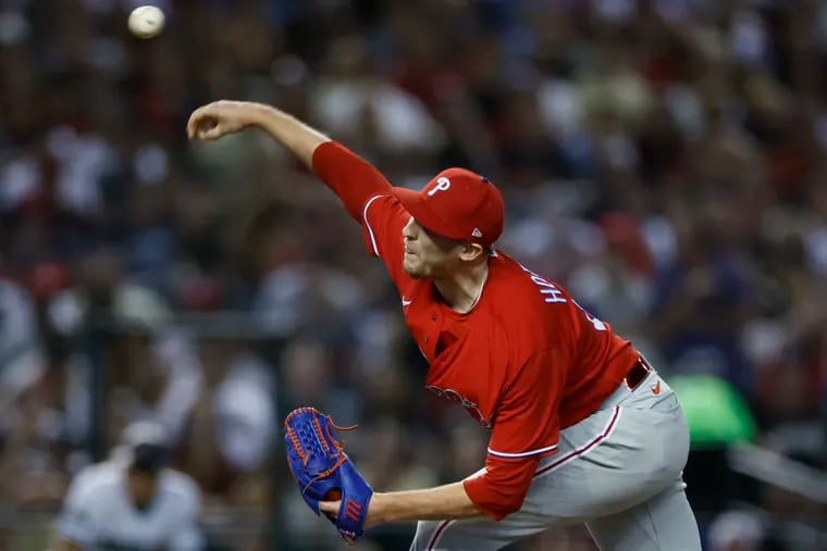 Phillies reliever Jeff Hoffman pitched for a third straight day in Game 5 on Saturday.