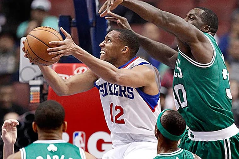 Boston's roll continued Tuesday as the Celtics laid a 109-101 loss on Evan Turner and the Sixers at the Wells Fargo Center. (Ron Cortes/Staff Photographer)