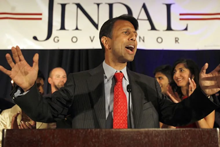 Louisiana Gov. Bobby Jindal won reelection last month with 66 percent of the vote — after cutting the state budget 25 percent and almost 9,900 government jobs in four years. (MICHAEL DeMOCKER / New Orleans Times-Picayune, AP Photo)