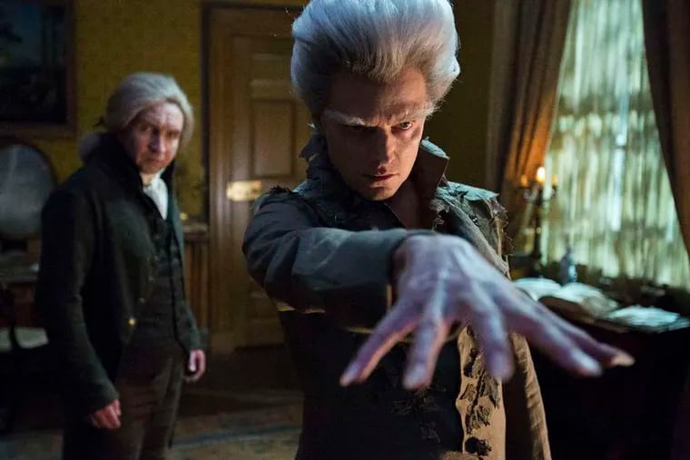 Nothing up my sleeve: Eddie Marsan (left) and Marc Warren in &quot;Jonathan Strange & Mr Norrell.&quot;