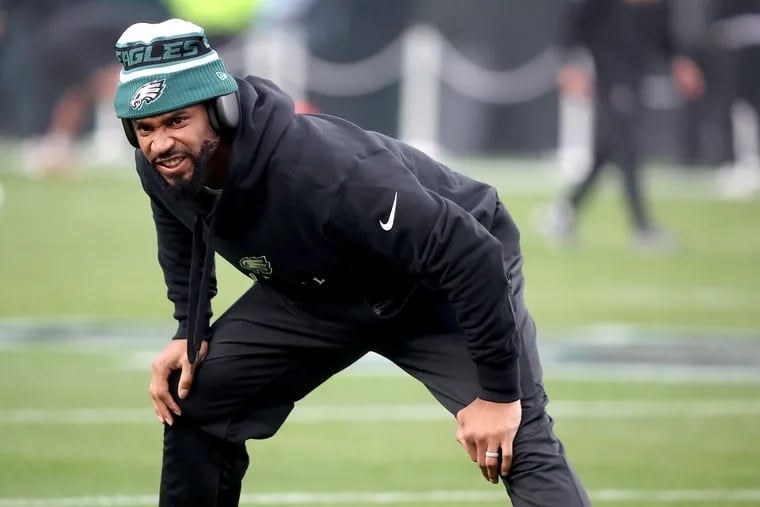 Cornerback Darius Slay's absence has been a problem for the Eagles, especially in the loss to Seattle. It shouldn't really matter against the Giants on Monday.
