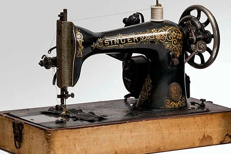 A Singer sewing machine from 1912 is among household items featured in the traveling &quot;House & Home&quot; exhibit on view at the Mercer Museum in Doylestown through March 15.