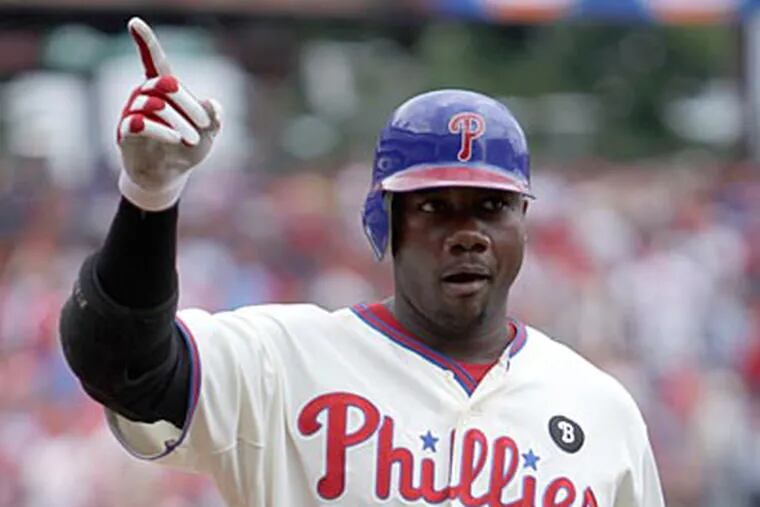 Ryan Howard, tied for the NL lead in RBI, was not named to the All-Star team. (David Swanson/Staff Photographer)