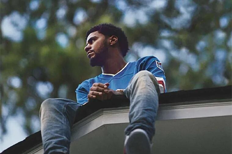 J. Cole: "2014 Forest Hills Drive." (From the album art)