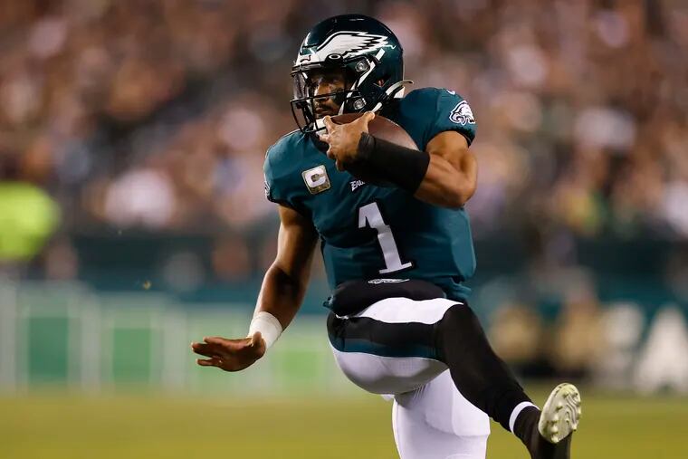 Jalen Hurts and the rest of the Eagles should be high-stepping into the second half of the season.