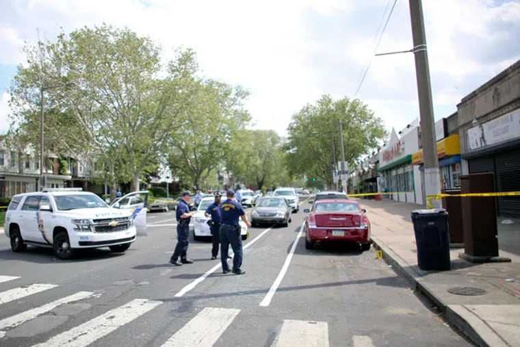 Four police officers injured in wild scene in Olney