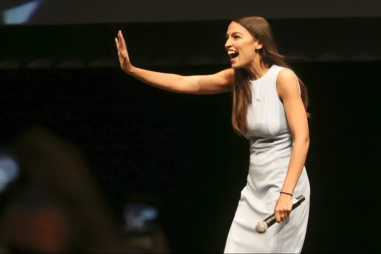 Alexandria Ocasio-Cortez is a Democratic congressional candidate from New York who took out a longtime member of Congress in the recent primary.