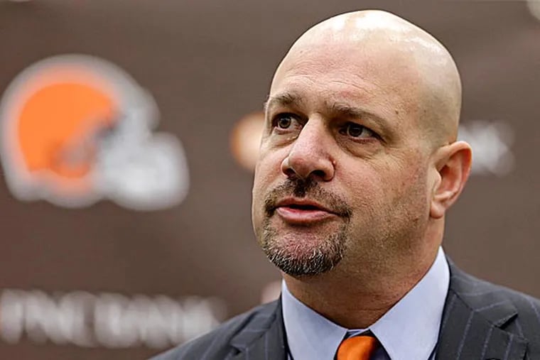 Browns head coach Mike Pettine. (Tony Dejak/AP)