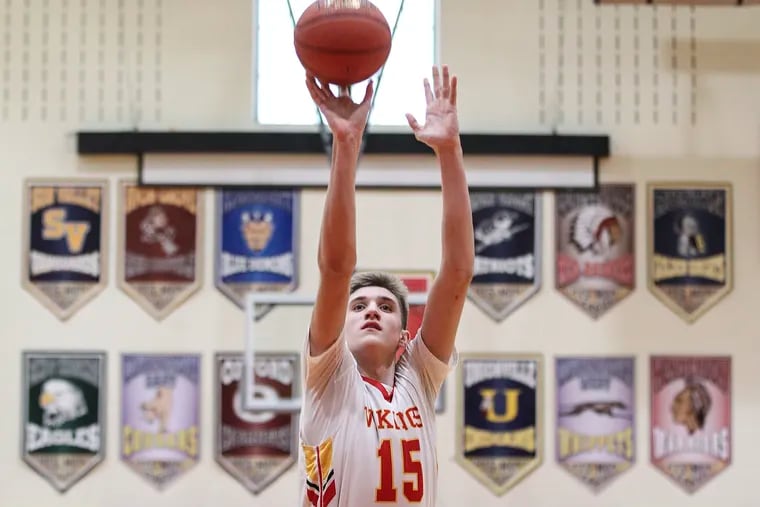 West Chester East senior Andrew Carr is a Delaware recruit who led Vikings to first district title in school history.