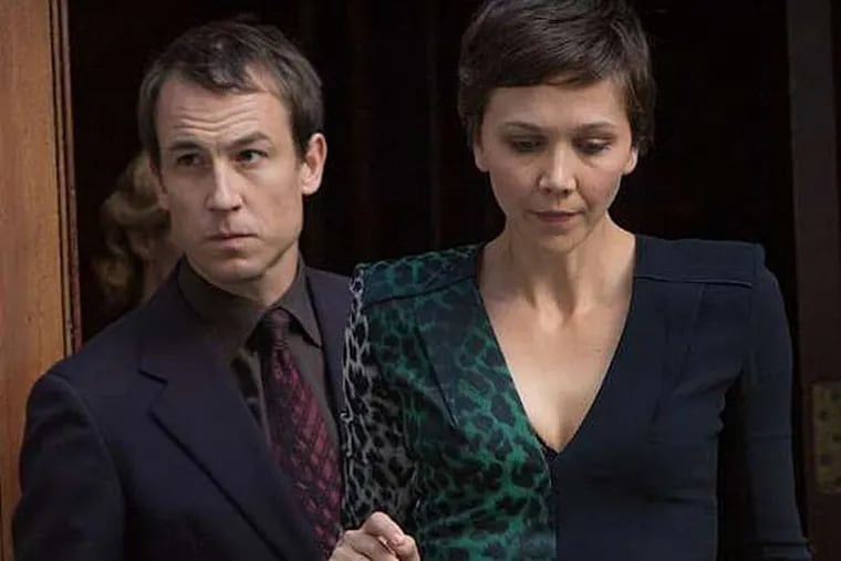 Tobias Menzies and Maggie Gyllenhaal in "The Honorable Woman."