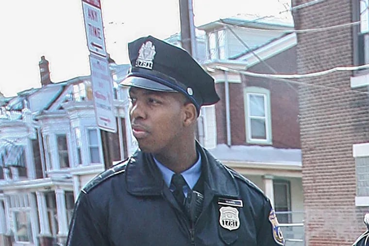 Philadelphia Police  Officer Cyrus Mann in 2010. Hired in 2008, he shot three men in four years, was fired in 2015, but was rehired after winning an arbitration ruling.