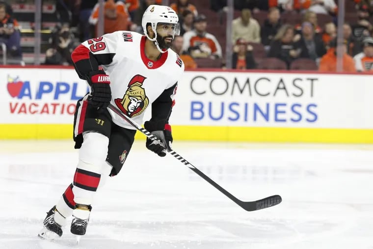 The arrival of new Flyers defenseman Johnny Oduya has been delayed.