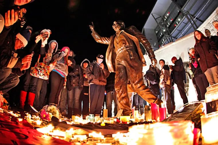 Joe Paterno's exterior was beyond gruff sometimes, but there was a core of good in him. (Gene J. Puskar/AP)